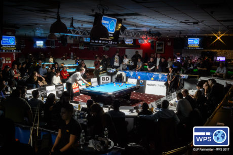 Steinway Billiards in the Queens area of New York was packed for the last day's semis and final.